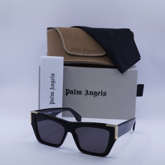 Palm Angels PERI099 HOLLYWOOD 1007 Cat Eye Sunglasses - Black/Dark Grey - Picture 5 of 11